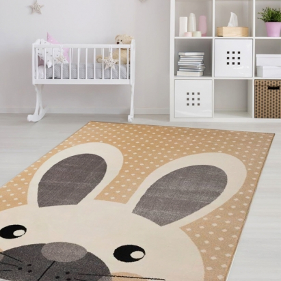 Ковер детский NORR KIDS RABBIT 230X160 см.  (E513A_SFU61_3) бежевый