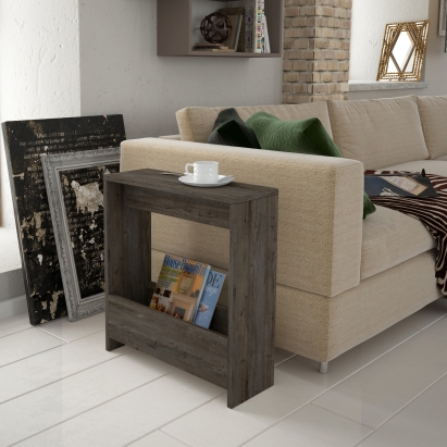 Стол приставной SIMPI SIDE TABLE DARK COFFEE DARK COFFEE DARK COFFEE 55X20X60 СМ. (LEV00153)