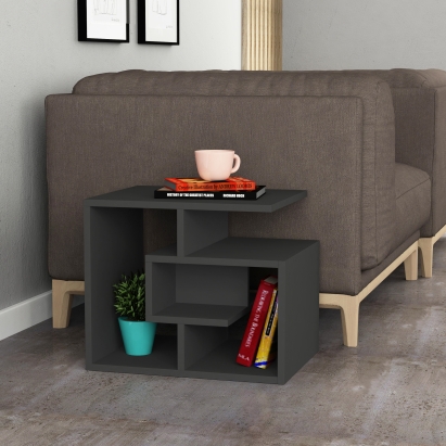 Стол журнальный LABIRENT COFFEE TABLE ANTHRACITE ANTHRACITE ANTHRACITE 54X40X45 СМ. (LEV00047)