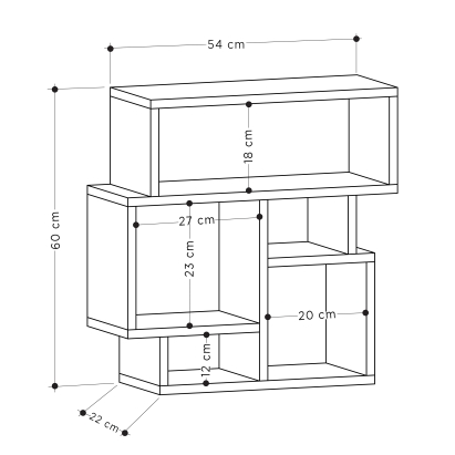 Стол приставной KARMA SIDE TABLE WHITE WHITE WHITE 59X22X61 СМ. (LEV00132)