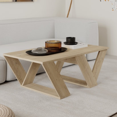 Стол журнальный PIPRA COFFEE TABLE OAK OAK  110X60X40 СМ. (LEV00092)