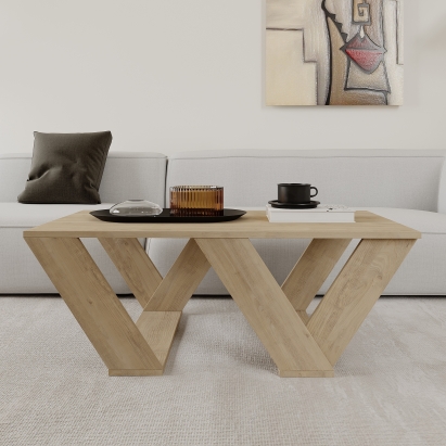 Стол журнальный PIPRA COFFEE TABLE OAK OAK  110X60X40 СМ. (LEV00092)