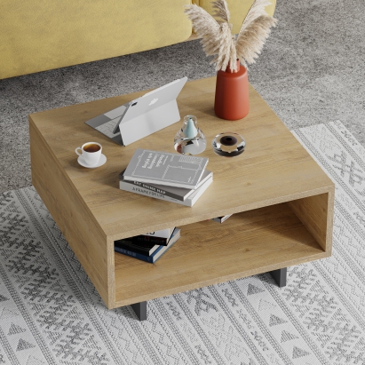 Стол журнальный HOLA COFFEE TABLE OAK OAK OAK 60X60X32 СМ. (LEV00041)