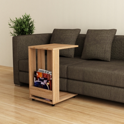 Стол приставной EDI SIDE TABLE OAK OAK OAK 37X45X60 СМ. (LEV00130)