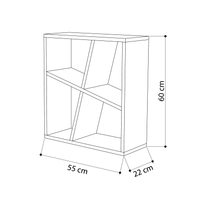 Стол приставной BAL SIDE TABLE OAK OAK OAK 55X22X60 СМ. (LEV00127)