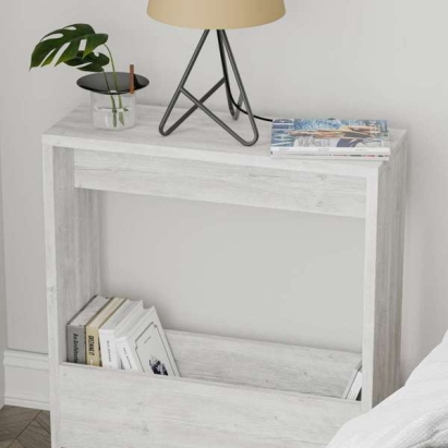 Стол приставной SIMPI SIDE TABLE ANCIENT WHITE ANCIENT WHITE ANCIENT WHITE 55X20X60 СМ. (LEV00144)