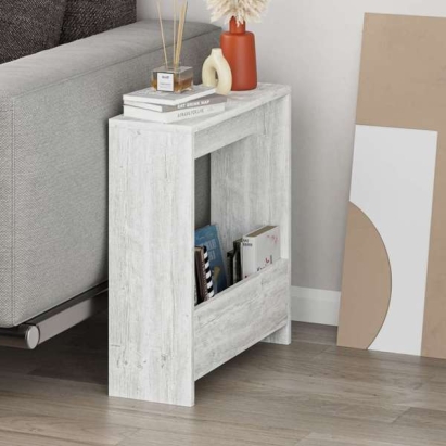 Стол приставной SIMPI SIDE TABLE ANCIENT WHITE ANCIENT WHITE ANCIENT WHITE 55X20X60 СМ. (LEV00144)