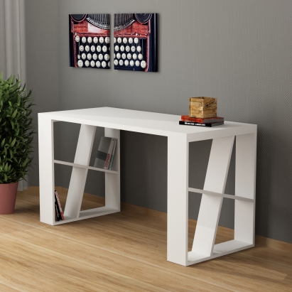 Стол письменный HONEY WORKING TABLE WHITE WHITE WHITE 137X60X75 СМ. (LEV00192)