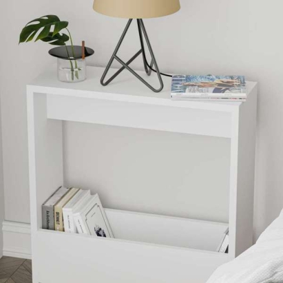 Стол приставной SIMPI SIDE TABLE WHITE WHITE WHITE 55X20X60 СМ. (LEV00145)