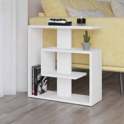 Стол приставной SALY SIDE TABLE WHITE WHITE WHITE 55X20X57 СМ. (LEV00138)