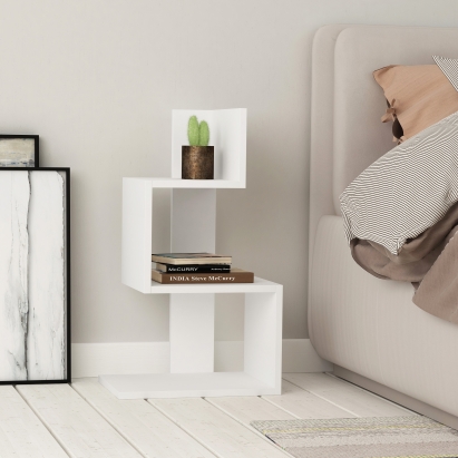 Стол приставной ROSIE SIDE TABLE WHITE WHITE WHITE 42X30X72 СМ. (LEV00149)