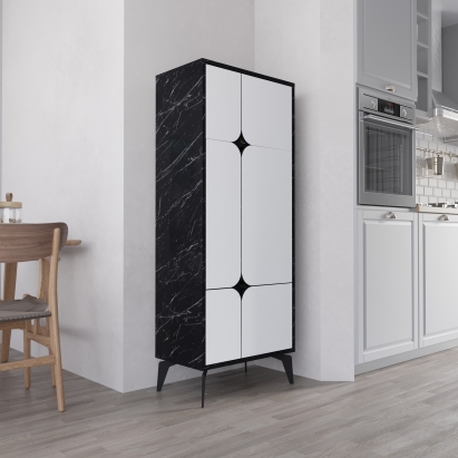 Шкаф напольный SPARK MULTIPURPOSE CABINET BENDIR WHITE 60X36X151 СМ. (LEV00295)