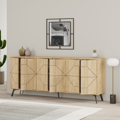 Комод DUNE CONSOLE 183 OAK OAK OAK 184X35X77 СМ. (LEV00250)