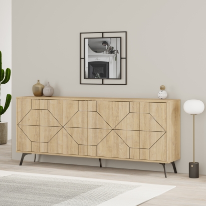 Комод DUNE CONSOLE 183 OAK OAK OAK 184X35X77 СМ. (LEV00250)