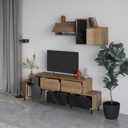 Тумба под ТВ HERMES TV UNIT HITIT BENDIR HITIT 171X36X180 СМ. (LEV00518)