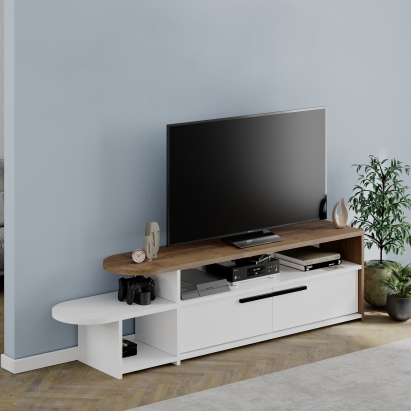 Тумба под ТВ LYRA TV STAND WHITE HITIT WHITE 167X33X45 СМ. (LEV00559)