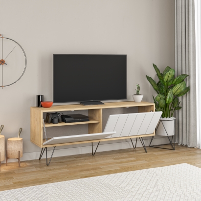 Тумба под ТВ PICADILLY TV STAND OAK OAK WHITE 139X36X57 СМ. (LEV00427)