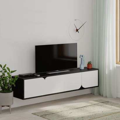 Тумба подвесная SPARK TV STAND BENDIR BENDIR WHITE 180X36X35 СМ. (LEV00537)