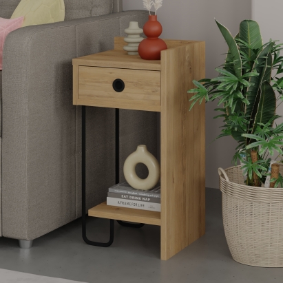 Тумба прикроватная SIRIUS NIGHTSTAND RIGHT MODULE OAK OAK OAK 32X30X61 СМ. (LEV00355)