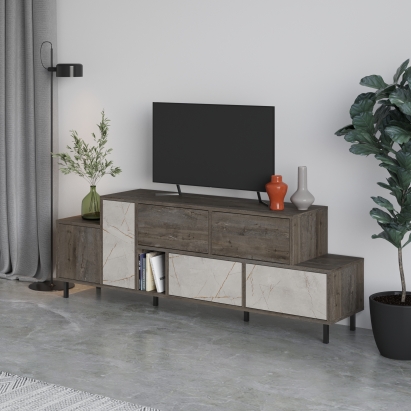 Тумба под ТВ HERMES TV STAND DARK COFFEE DARK COFFEE LAGINA 171X36X59 СМ. (LEV00528)