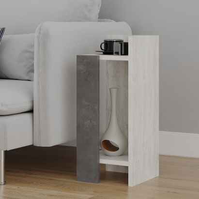 Тумба прикроватная ELOS NIGHTSTAND RIGHT MODULE ANCIENT WHITE ANCIENT WHITE RETRO GRAY 25X25X60 СМ. 