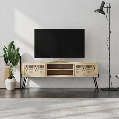 Тумба под ТВ NAIVE TV STAND OAK OAK OAK 143X36X51 СМ. (LEV00448)