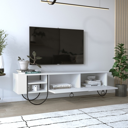 Тумба под ТВ NORFOLK TV STAND WHITE WHITE WHITE 150X36X44 СМ. (LEV00431)