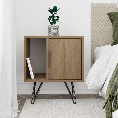 Тумба прикроватная GLYNN BEDSIDE TABLE HITIT HITIT HITIT 50X45X58 СМ. (LEV00301)