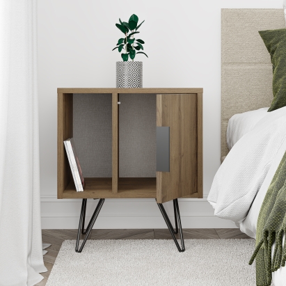 Тумба прикроватная GLYNN BEDSIDE TABLE HITIT HITIT HITIT 50X45X58 СМ. (LEV00301)