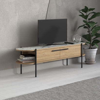 Тумба под ТВ OTIS TV STAND OAK CARRARA OAK 160X46X36 СМ. (LEV00469)