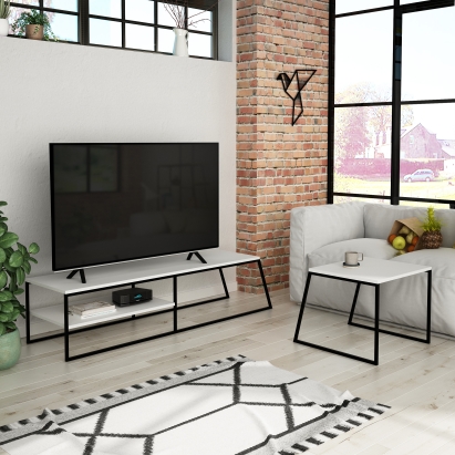 Тумба под ТВ PAL TV STAND WHITE WHITE WHITE 163X45X38 СМ. (LEV00413)