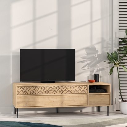 Тумба под ТВ HEATON TV STAND OAK OAK OAK 145X36X48 СМ. (LEV00478)