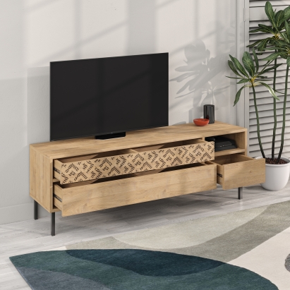 Тумба под ТВ HEATON TV STAND OAK OAK OAK 145X36X48 СМ. (LEV00478)