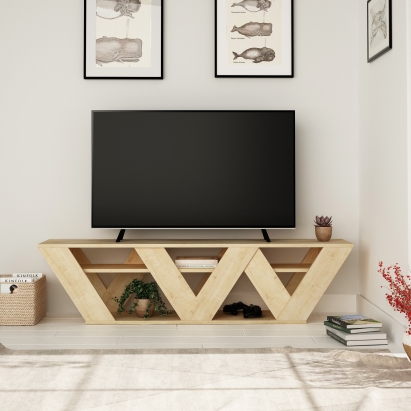 Тумба под ТВ RALLA TV STAND OAK OAK OAK 158X30X40 СМ. (LEV00425)