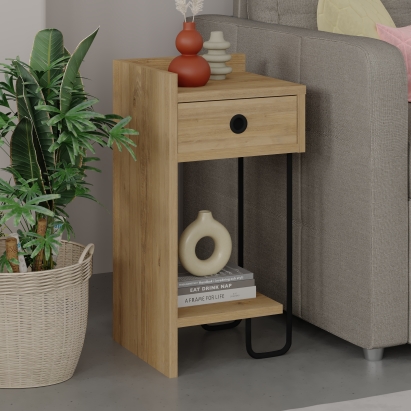 Тумба прикроватная SIRIUS NIGHTSTAND LEFT MODULE OAK OAK OAK 32X30X61 СМ. (LEV00359)