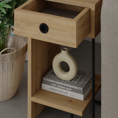 Тумба прикроватная SIRIUS NIGHTSTAND LEFT MODULE OAK OAK OAK 32X30X61 СМ. (LEV00359)