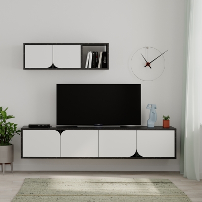 Тумба подвесная SPARK TV UNIT BENDIR BENDIR WHITE 180X36X180 СМ. (LEV00456)