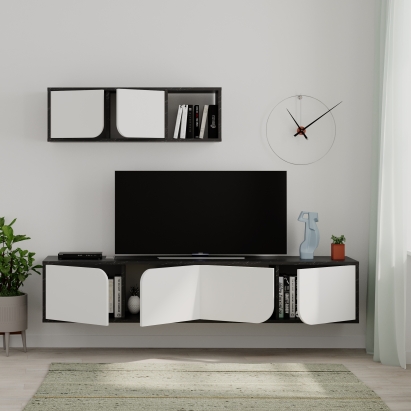 Тумба подвесная SPARK TV UNIT BENDIR BENDIR WHITE 180X36X180 СМ. (LEV00456)