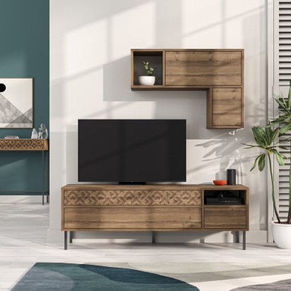 Тумба под ТВ HEATON TV UNIT HITIT HITIT HITIT 145X36X48 СМ. (LEV00476)