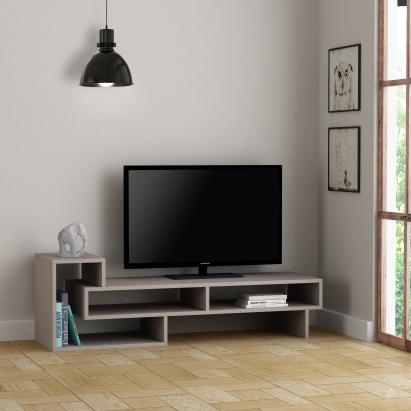 Тумба под ТВ TETRA TV STAND LIGHT MOCHA LIGHT MOCHA LIGHT MOCHA 137X40X42 СМ. (LEV00395)