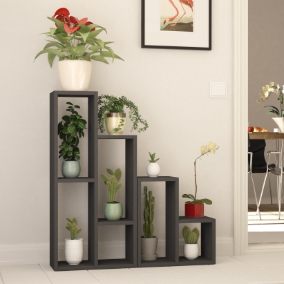 Тумба для цветов SULE PLANTSTAND ANTHRACITE ANTHRACITE  42X20X89 СМ. (LEV00370)