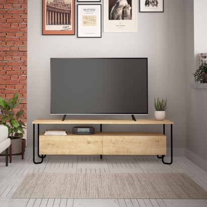 Тумба под ТВ CORNEA TV UNIT OAK OAK OAK 150X42X45 СМ. (LEV00419)