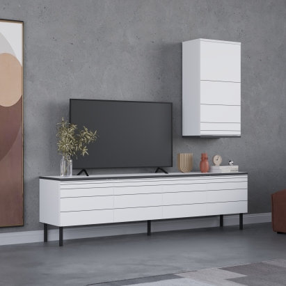 Тумба под ТВ ARYA TV UNIT WHITE WHITE WHITE 180X36X180 СМ. (LEV00531)