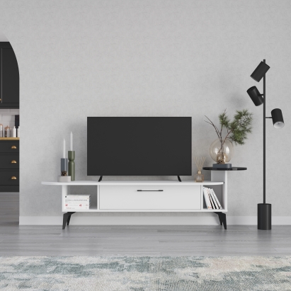 Тумба под ТВ ADA TV STAND WHITE BENDIR WHITE 188X40X43 СМ. (LEV00511)