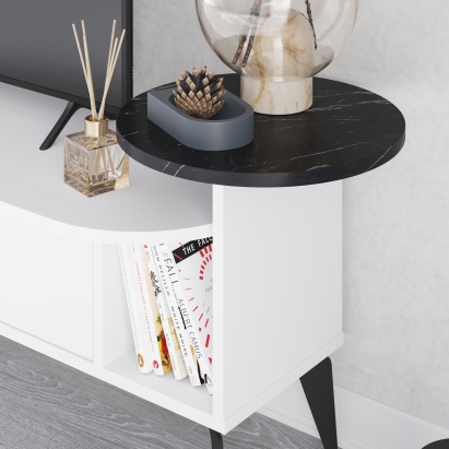 Тумба под ТВ ADA TV STAND WHITE BENDIR WHITE 188X40X43 СМ. (LEV00511)