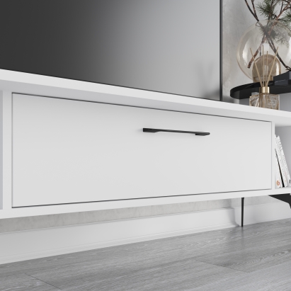 Тумба под ТВ ADA TV STAND WHITE BENDIR WHITE 188X40X43 СМ. (LEV00511)