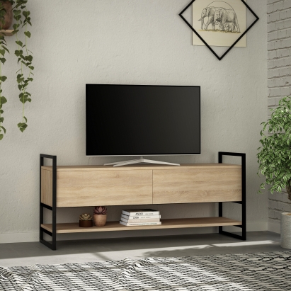 Тумба под ТВ METOLA TV STAND OAK OAK OAK 130X40X58 СМ. (LEV00388)