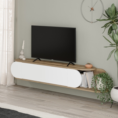 Тумба подвесная TONE TV STAND HITIT HITIT WHITE 180X30X30 СМ. (LEV00550)