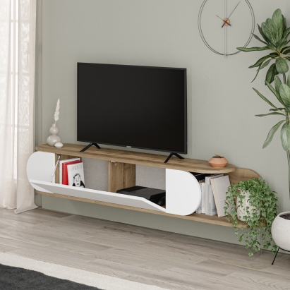 Тумба подвесная TONE TV STAND HITIT HITIT WHITE 180X30X30 СМ. (LEV00550)