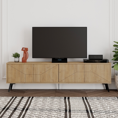 Тумба под ТВ DUNE TV STAND OAK OAK OAK 180X30X50 СМ. (LEV00459)